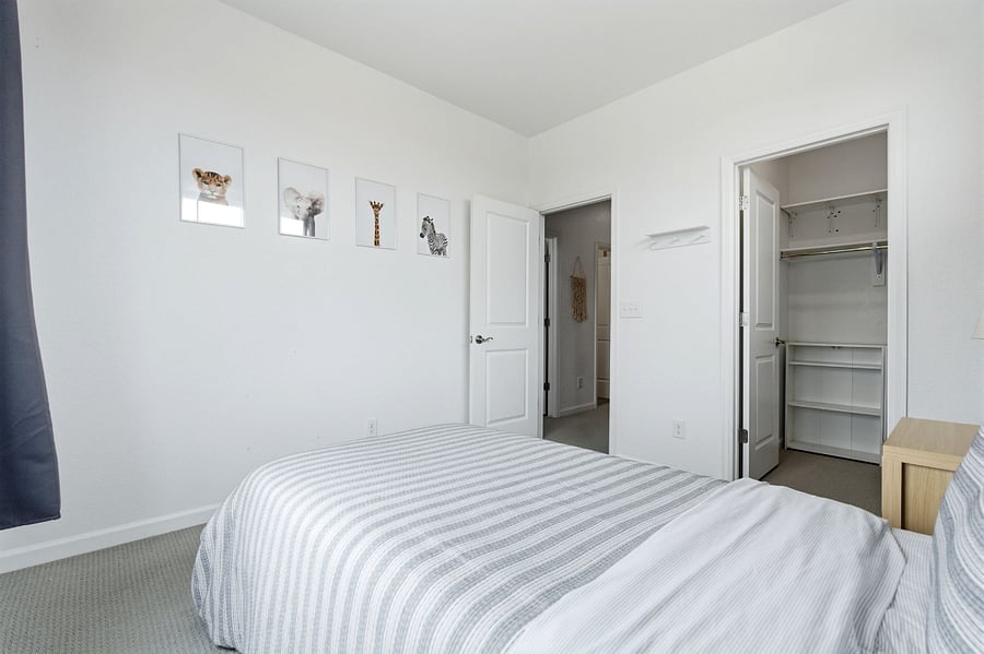 3rd Bedroom with walk-in closet.