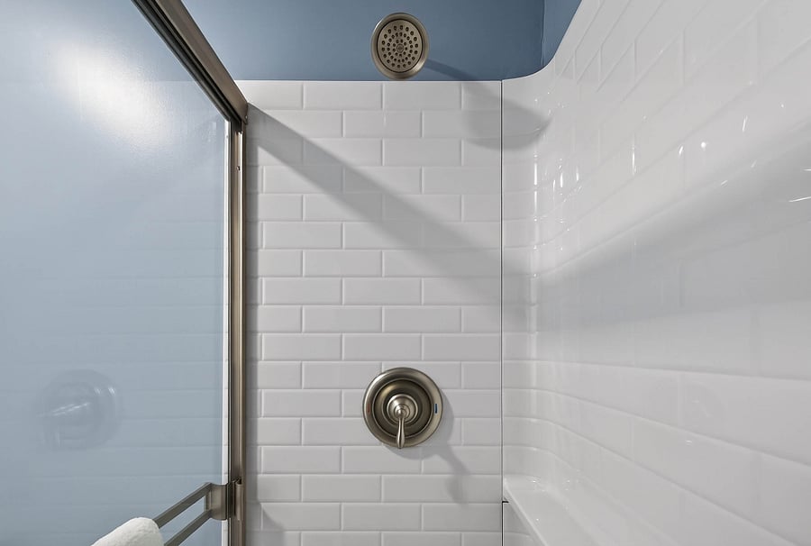 Master shower