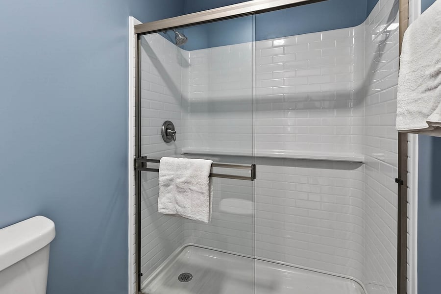 Master shower