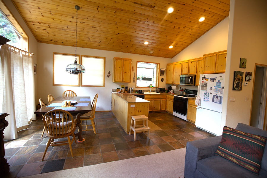 dining room & kitchen