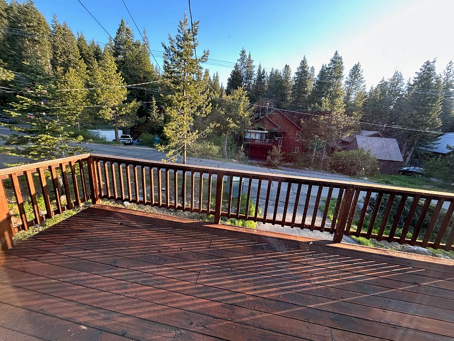 Front deck