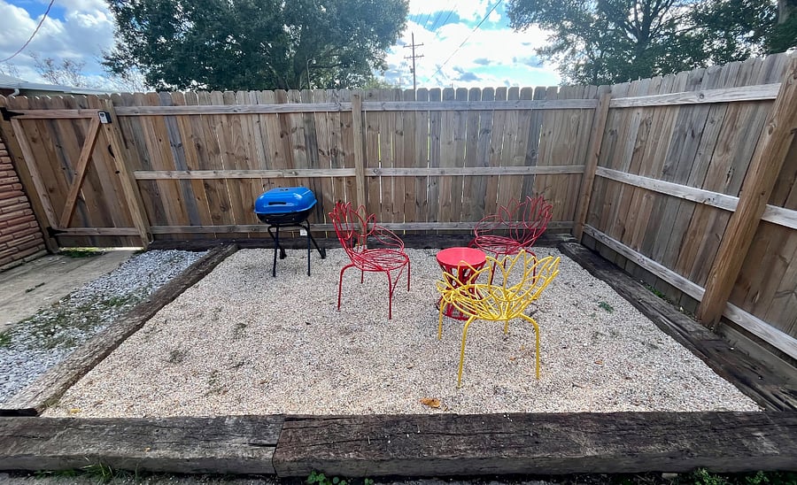 Barbeque and Seating Area