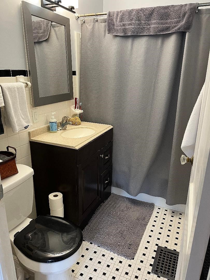 Bathroom is shared