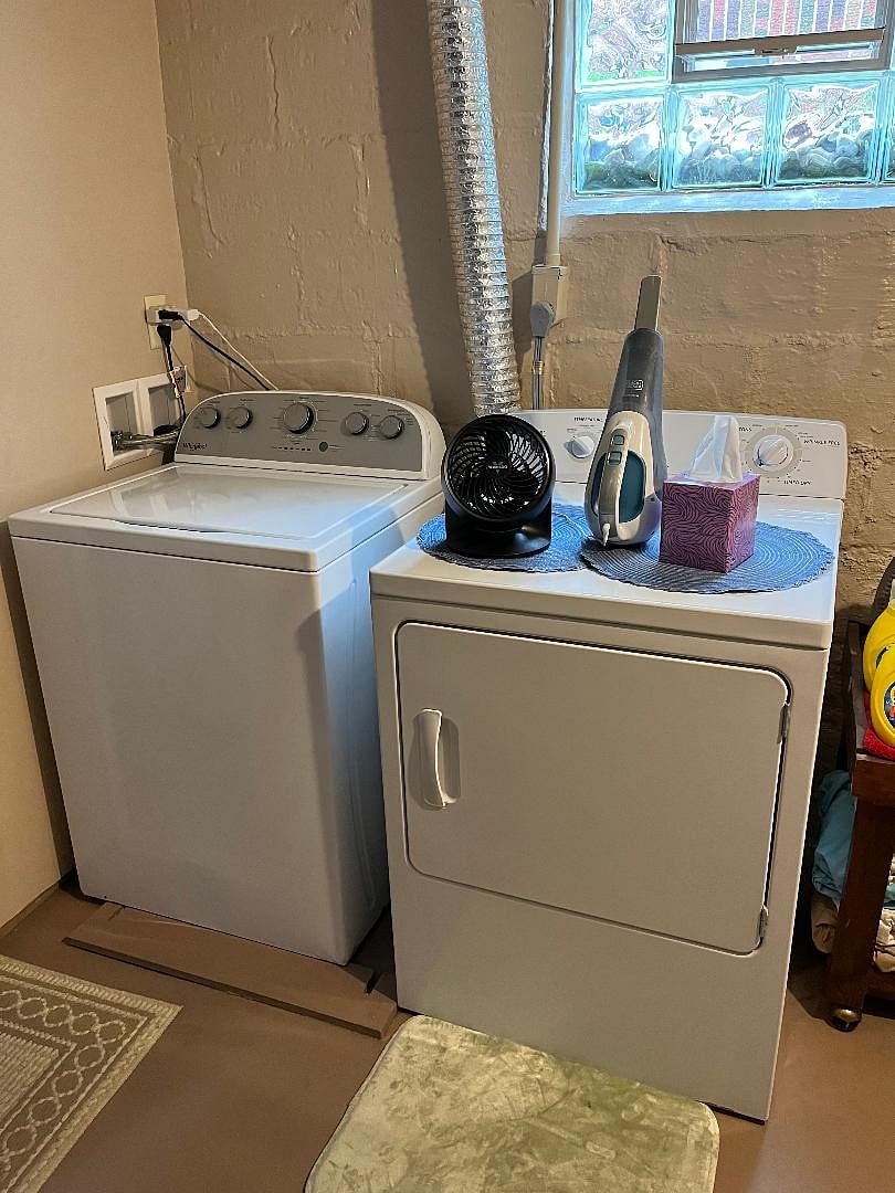 Laundry area. 