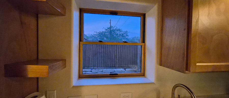 view from east window