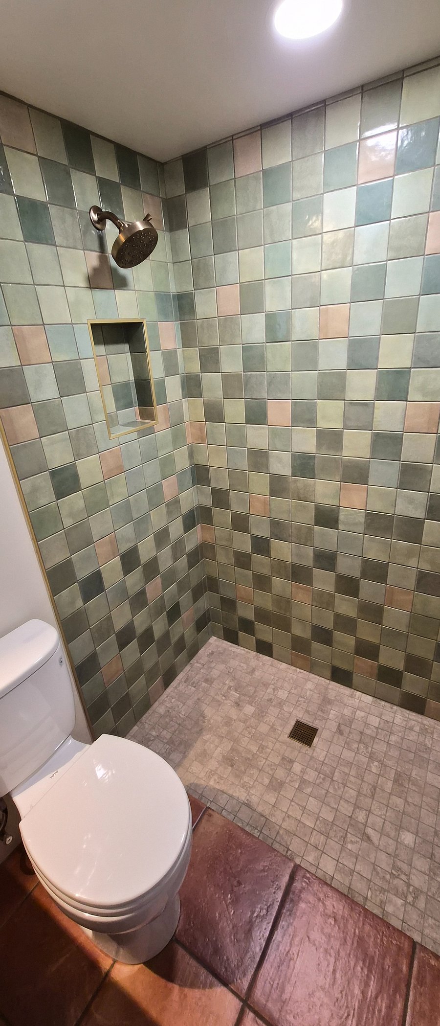 walk-in shower