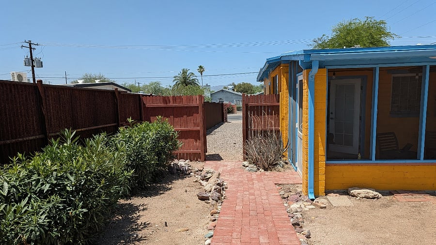 Entrance to the studio