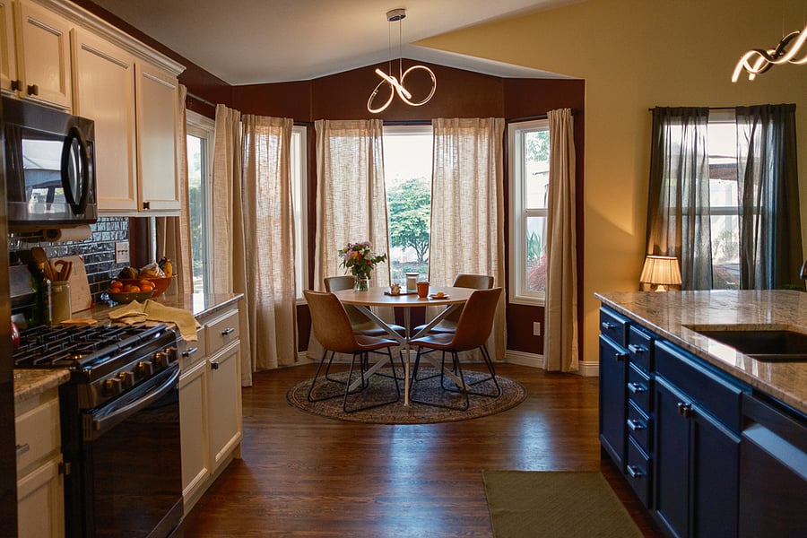 Wide spacious kitchen that is fully stocked