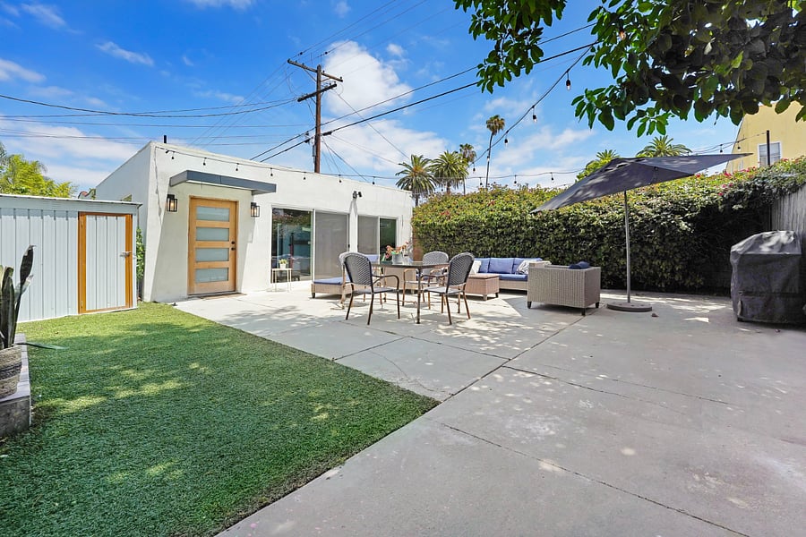 Backyard (ADU locked/not accessible)