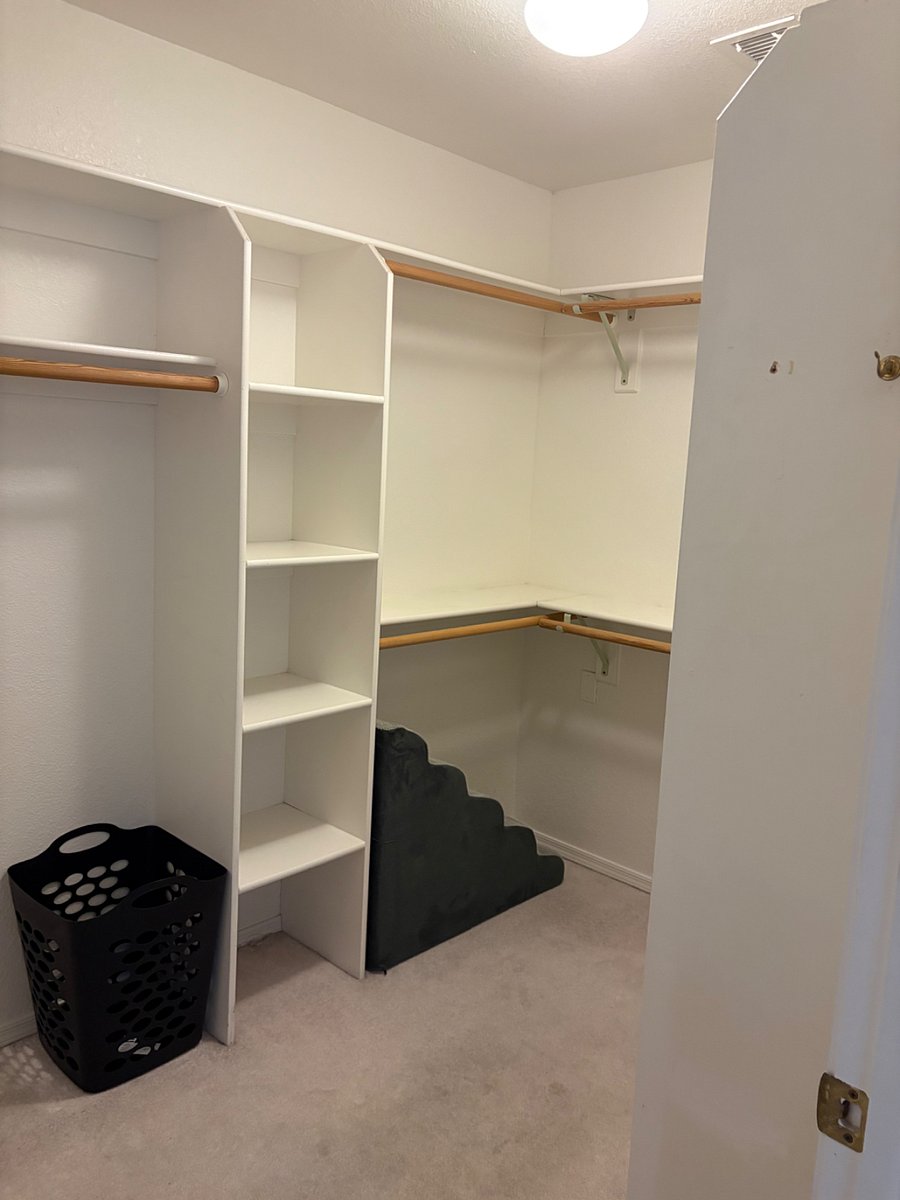 Master closet.