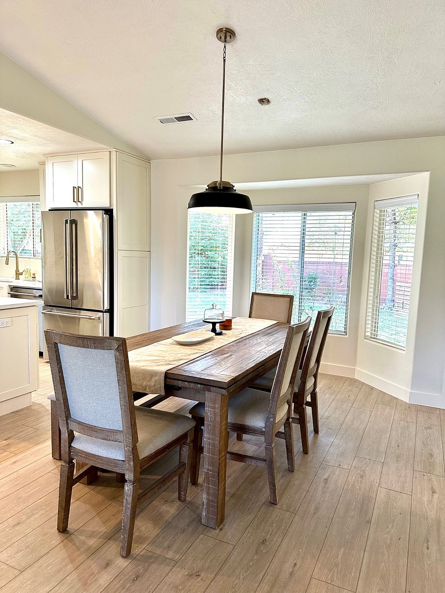 Dining area and table