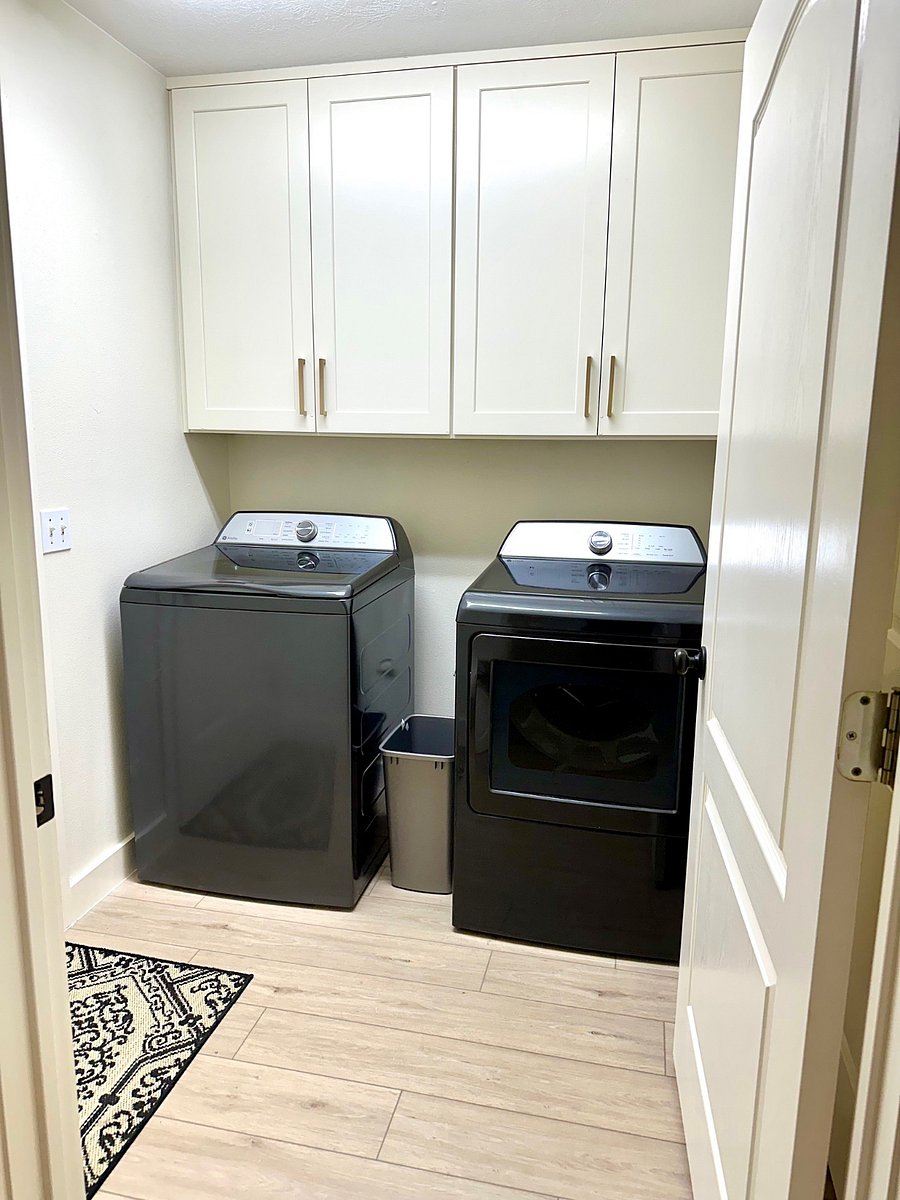 New washer and dryer. 