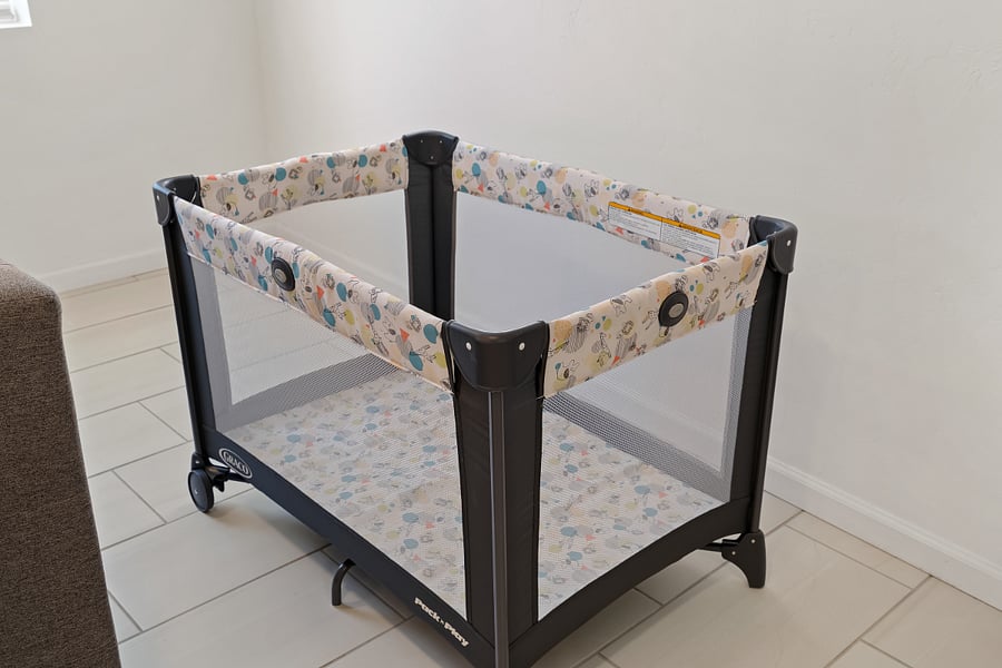 In addition to the crib we provide a playpen or a travel crib also. 