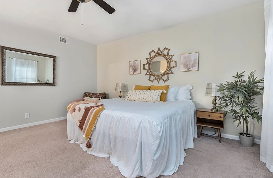 Master bedroom main floor