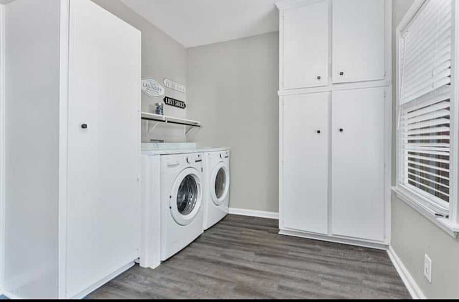 Laundry area