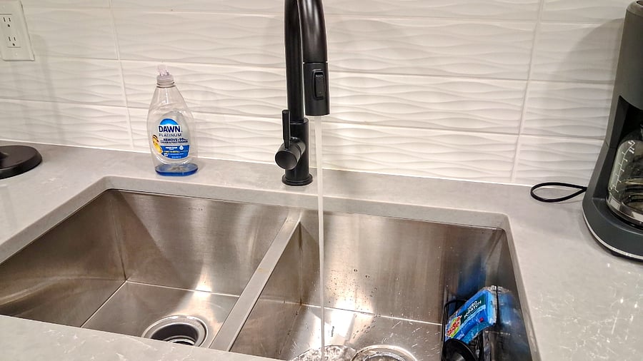 brand new stainless steel double kitchen sink