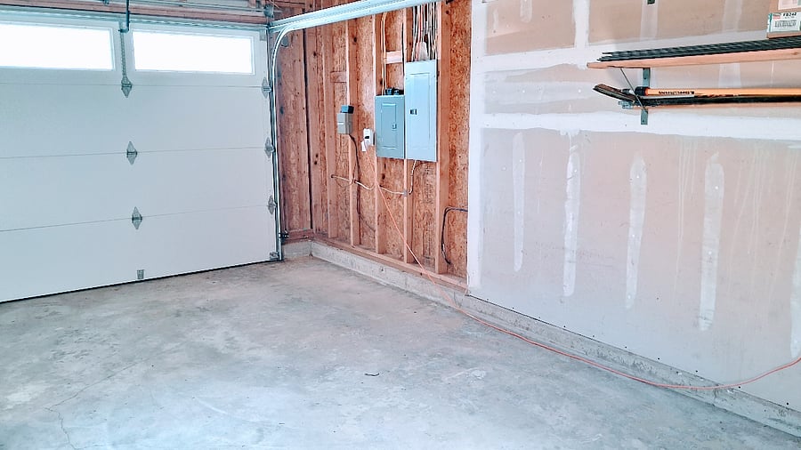 spacious garage for your vehicle and storage