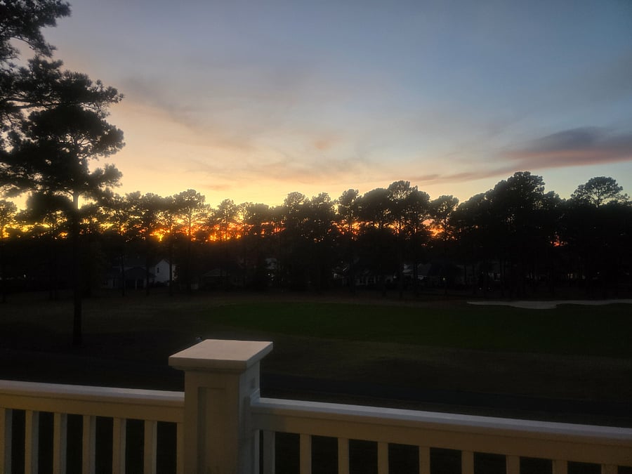 Sunsets from the deck