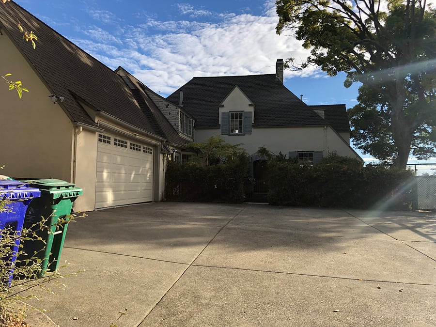 We park several cars in the drive, each has a designated spot.