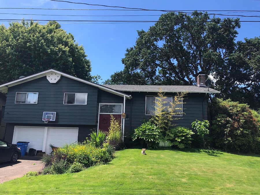 Full house exterior from street
