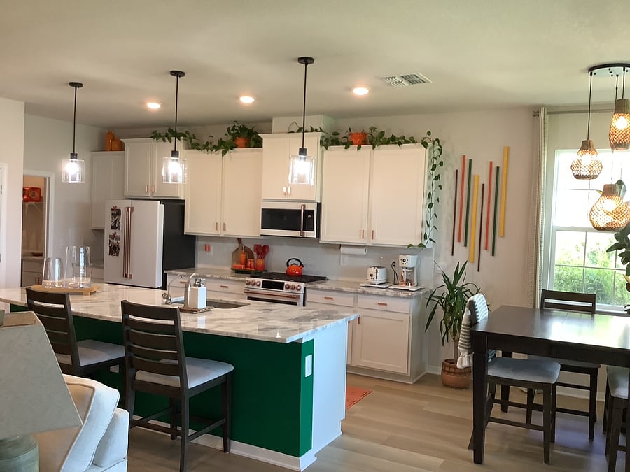 Gourmet Kitchen with Cafe appliances and gas stove