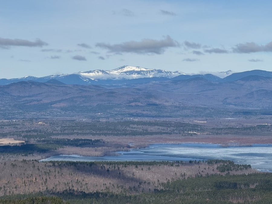 View from the top of Pleasant Mountain