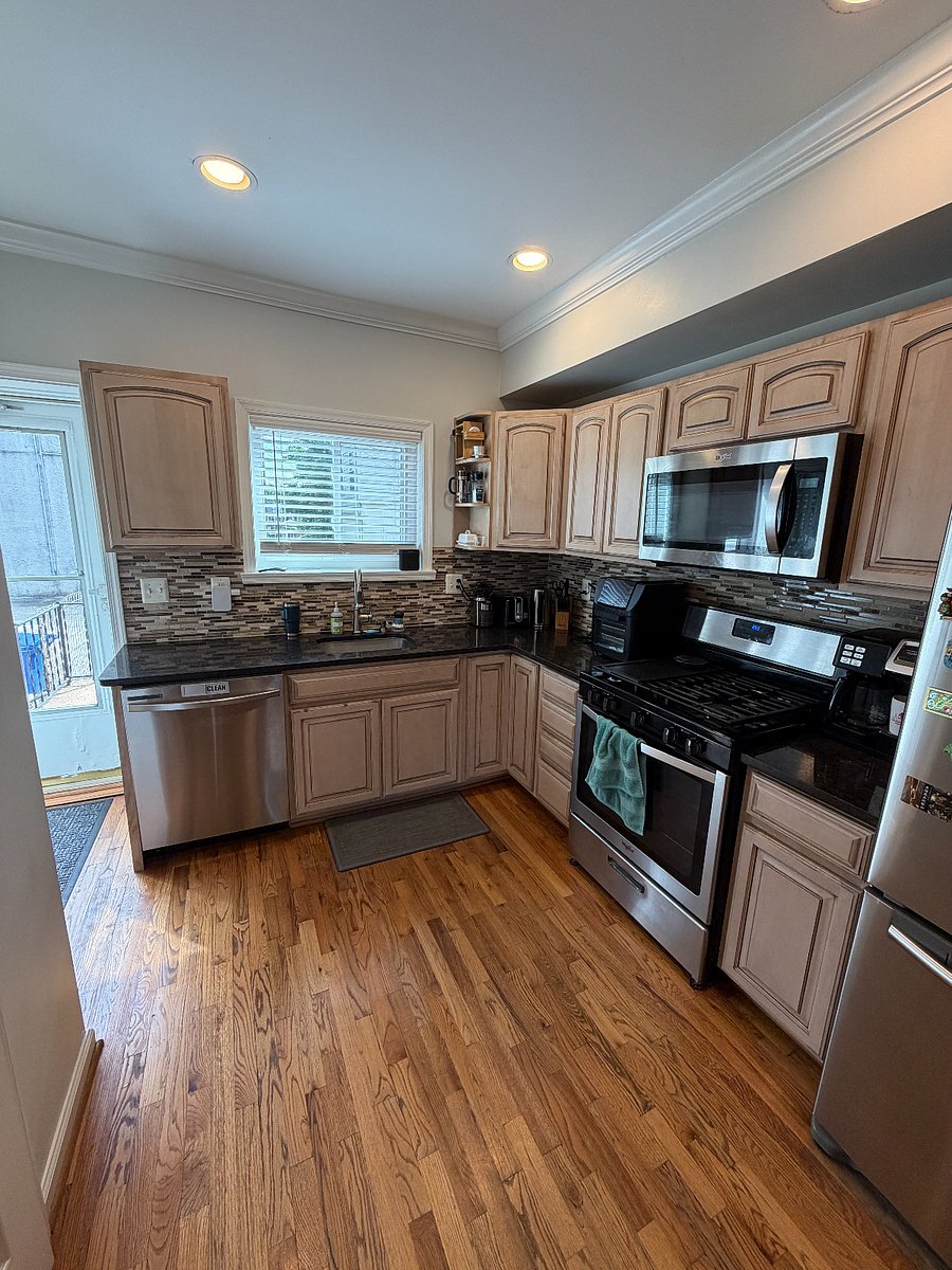 Everything shown is included. Kitchen is fully stocked with every appliance needed.