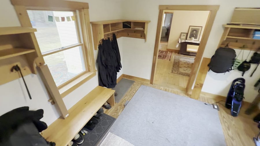 Mudroom entryway!