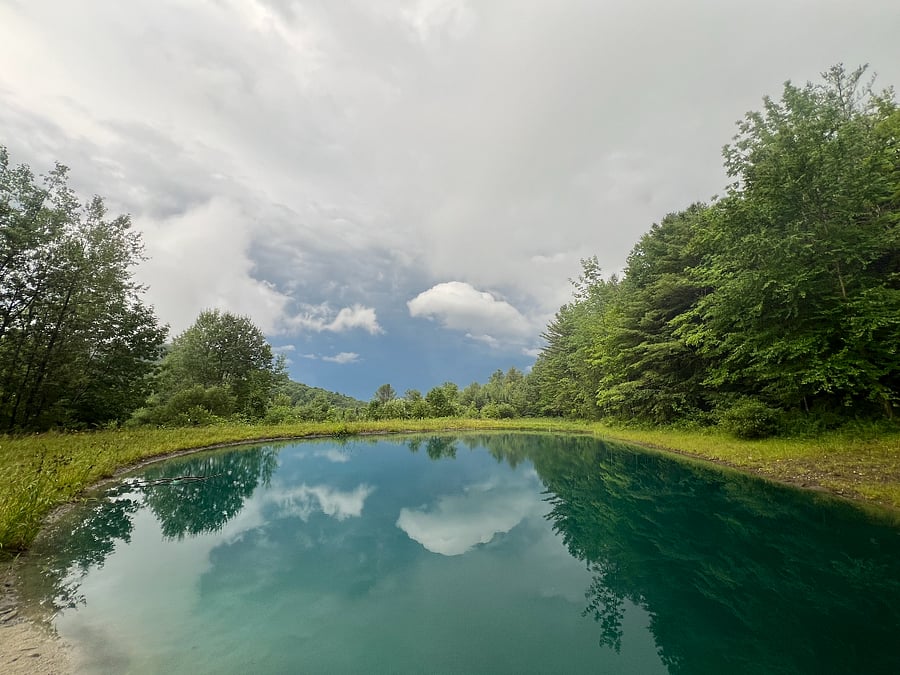 Scenic pond (not for swimming)
