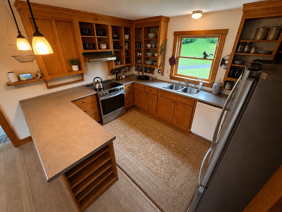 Kitchen (view from hallway)