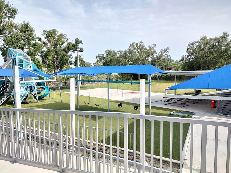 Shore Acres Recreation Center (SARC) playground view 07122026