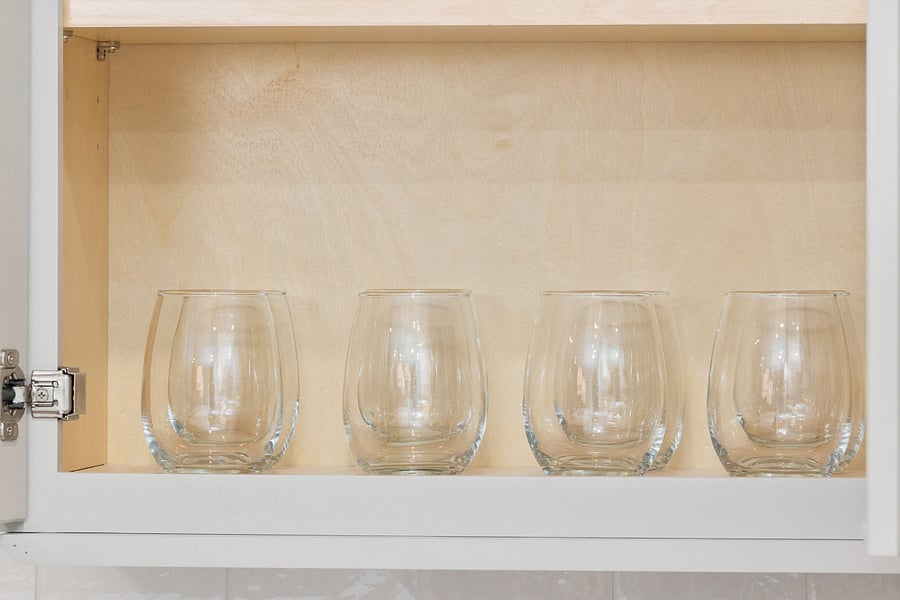 Fully furnished with cookware, dishes, and glassware