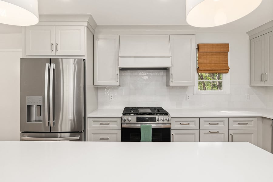 Brand new appliances - including a six burner gas range