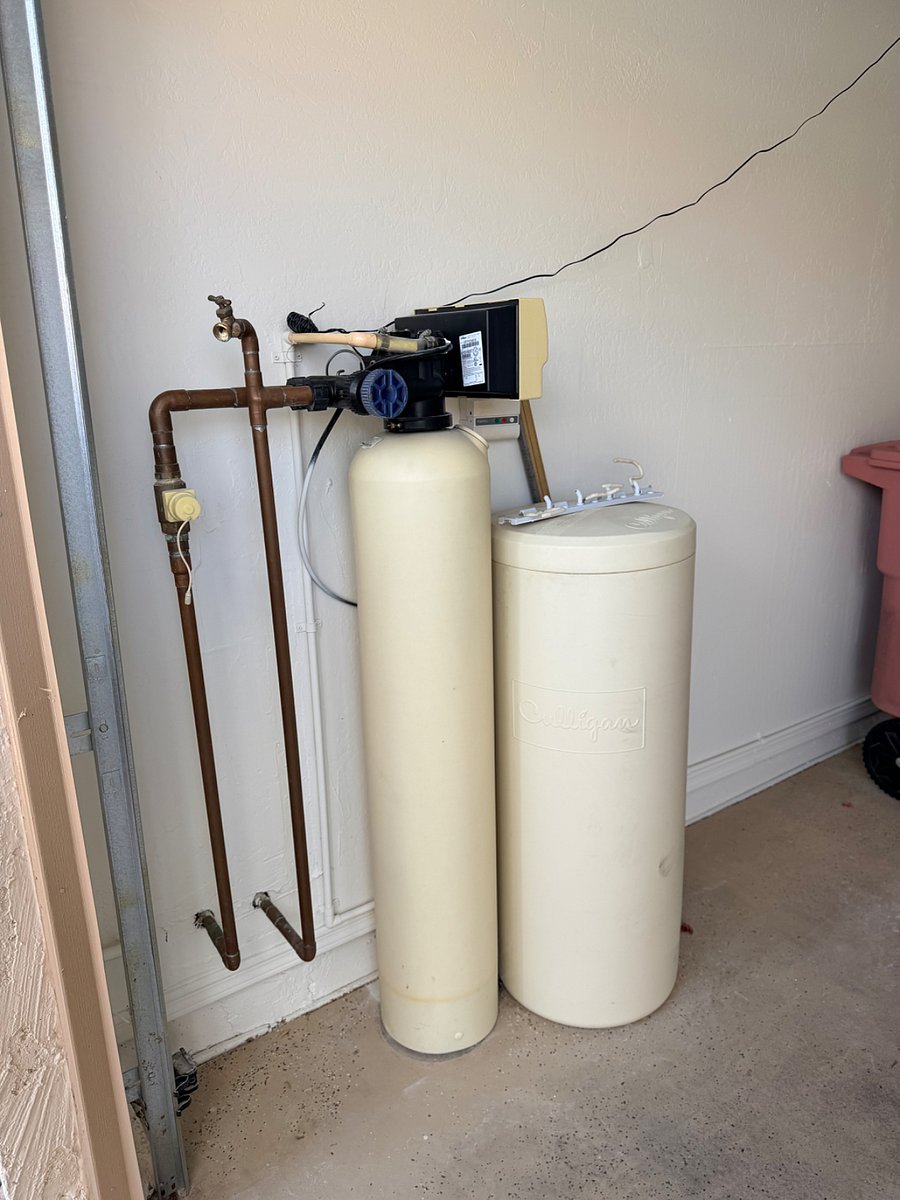 Soft water tank