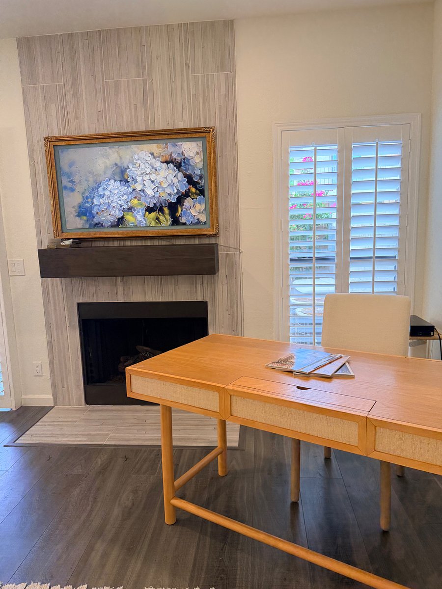 Light filled dedicated work from home space