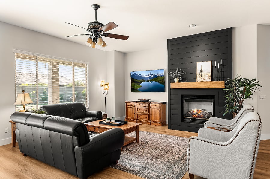 Inviting family room