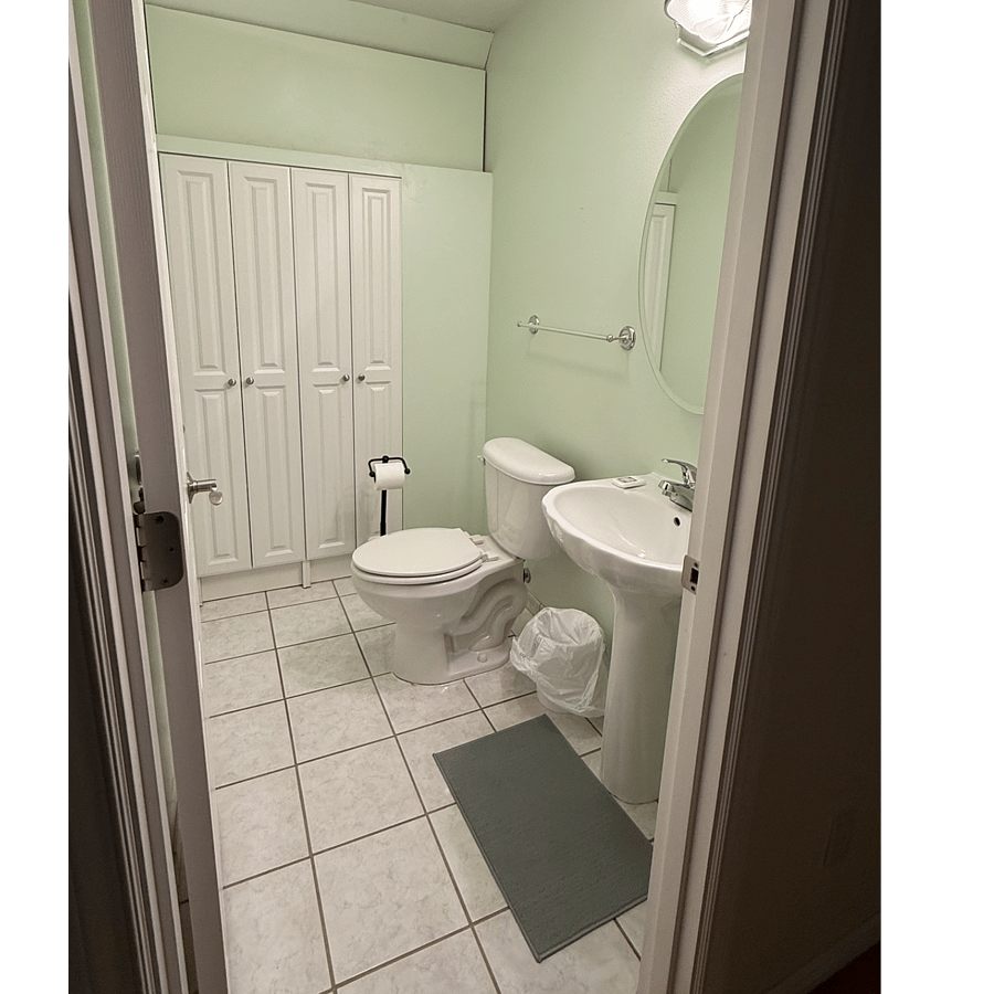 Shared half bath (upstairs)