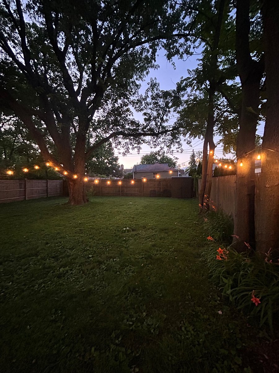 Large private yard