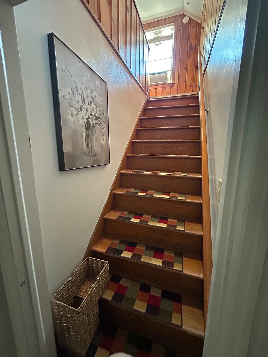 Stairs to master bedroom