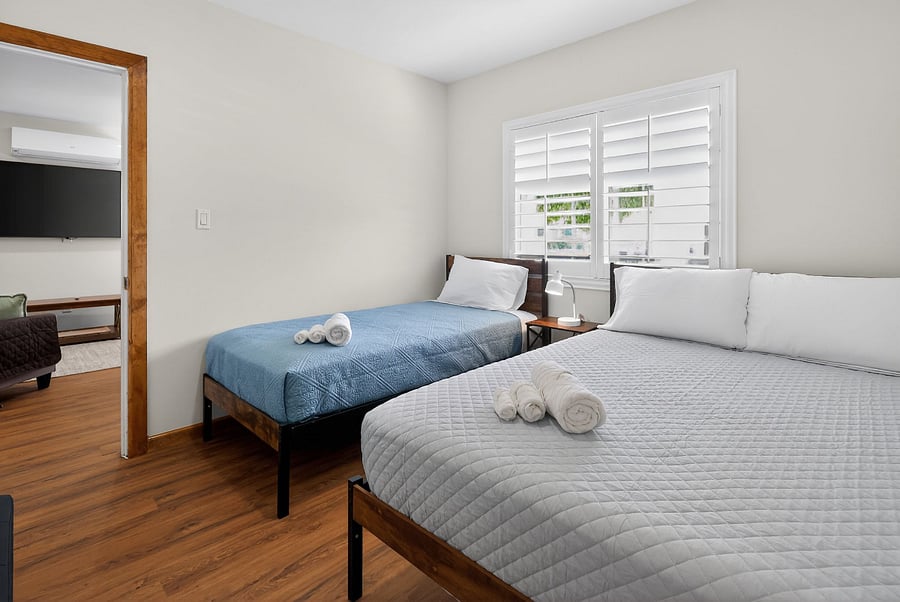 large and small beds