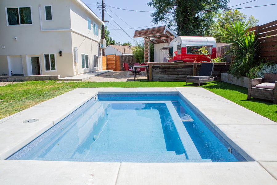 Cocktail Pool- Not for diving. Only 5 feet deep
