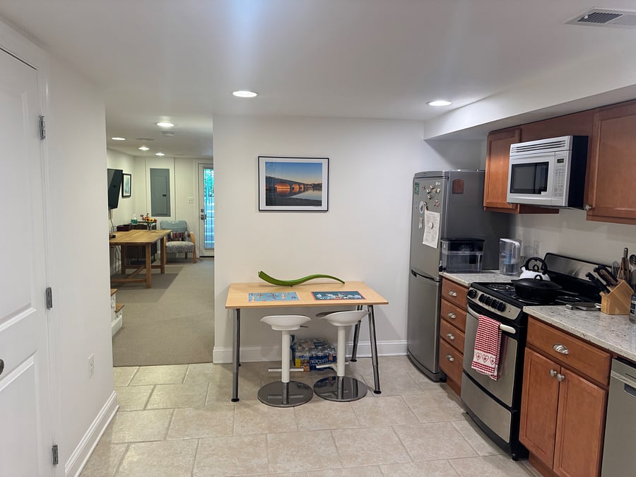 Kitchen looking toward front