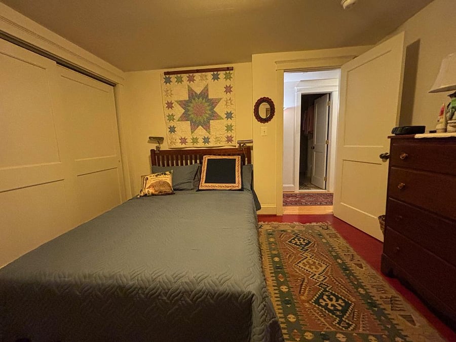 Upstairs bedroom with queen bed