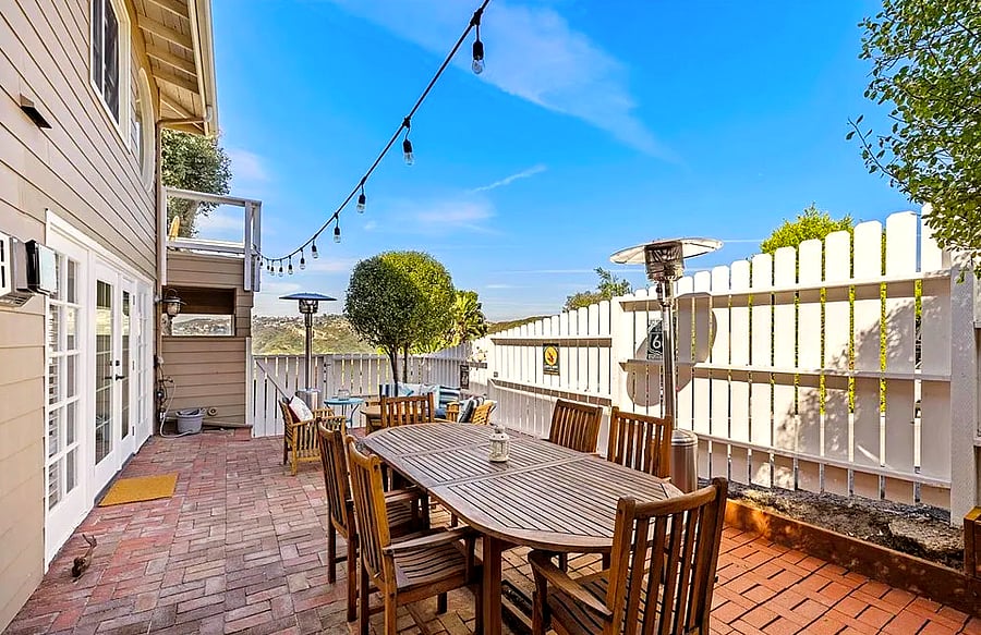 Teak furniture and full dining table