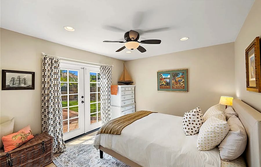 Garden room opens out to yard