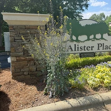 Entrance to community