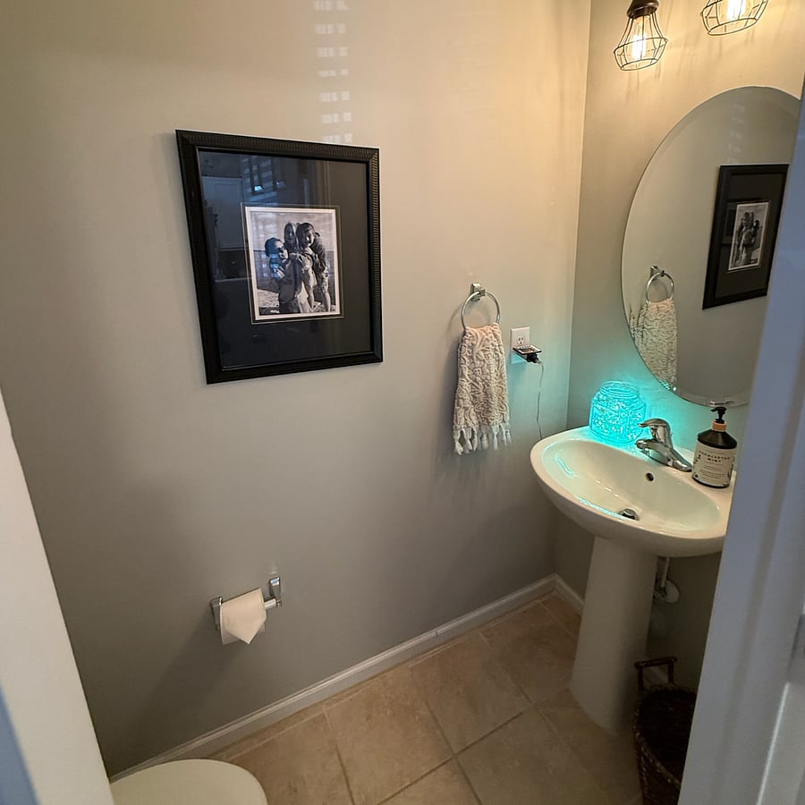 Half bathroom (downstairs)