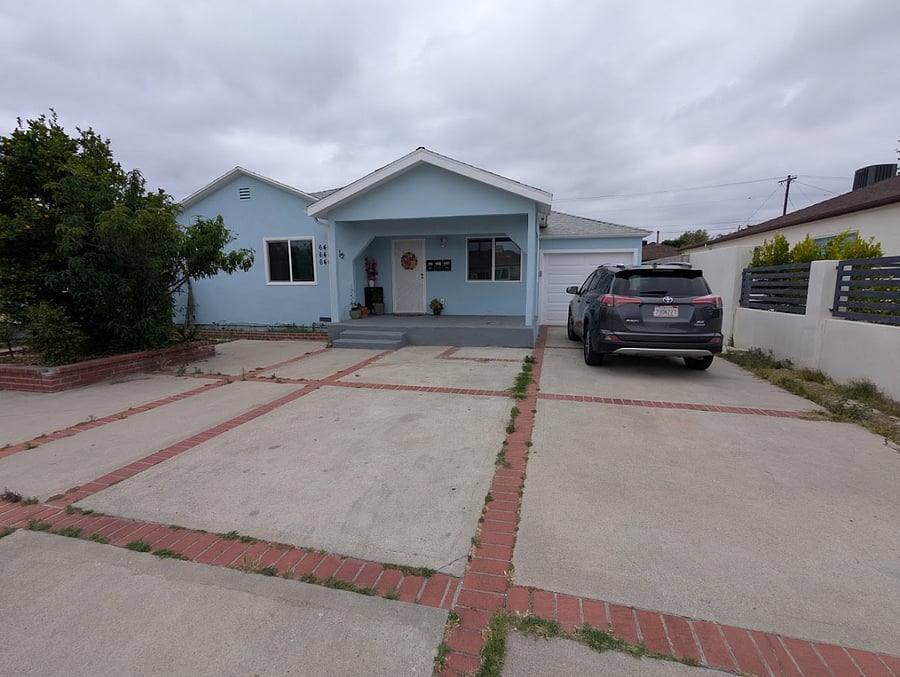 Free driveway parking for 2 vehicles + additional street parking