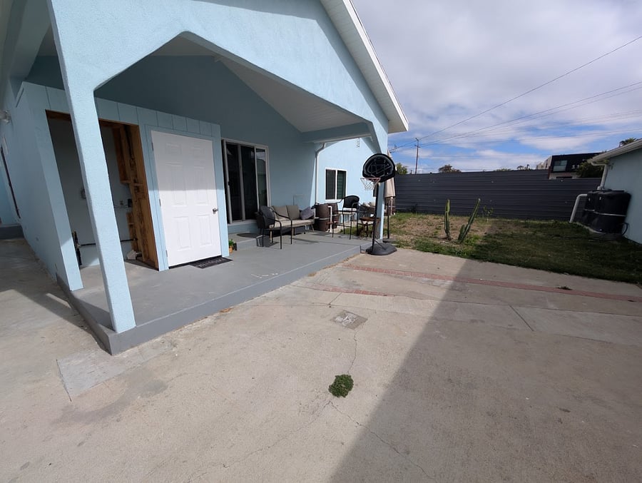 Private courtyard spaceperfect for morning coffee or relaxing outdoors