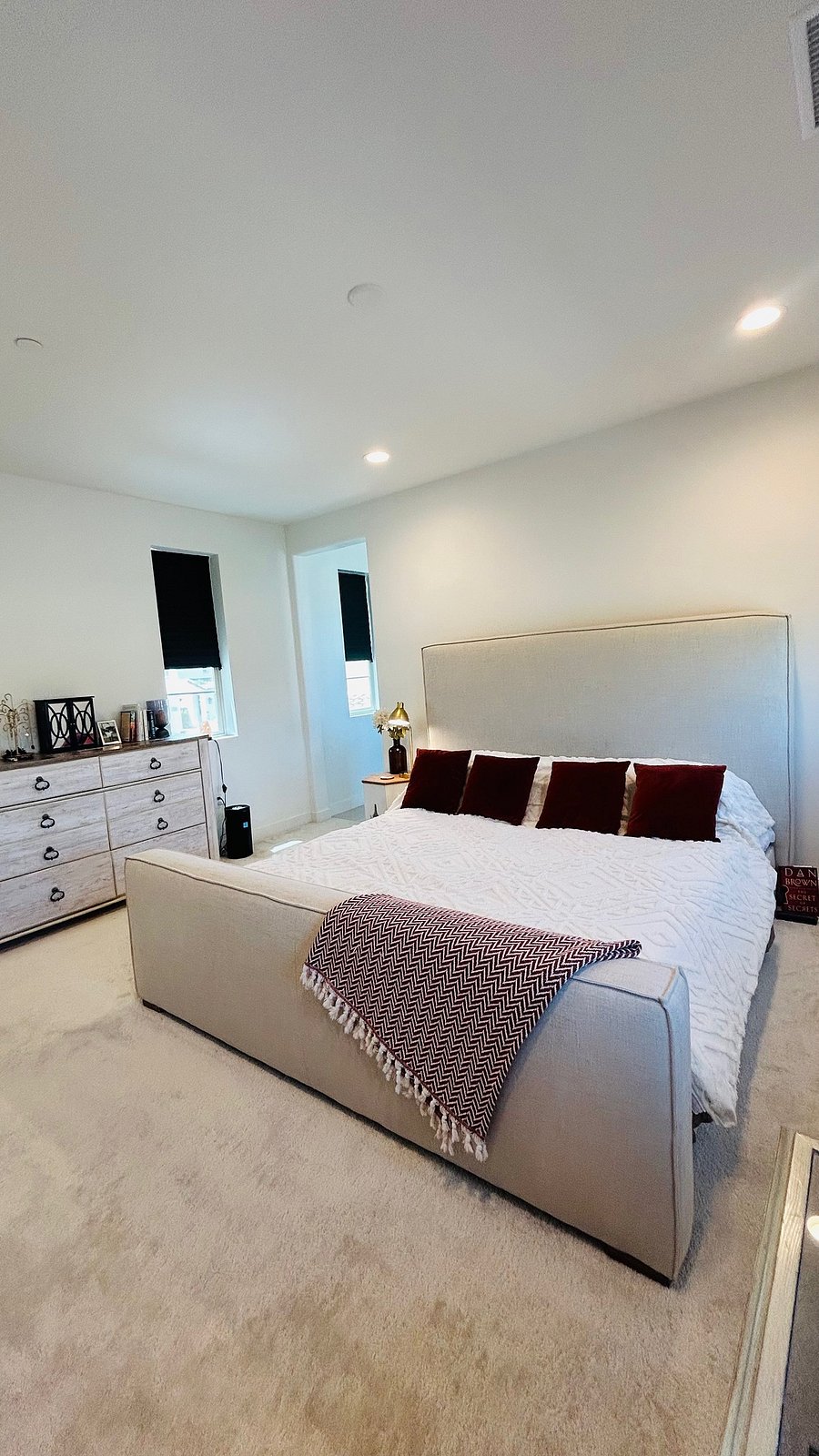 MASTER BEDROOM W VIEWS OF MOUNTAINS
